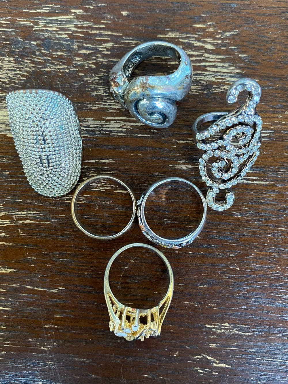 6pc. Various Style Ring Bundle - Picture 3 of 8